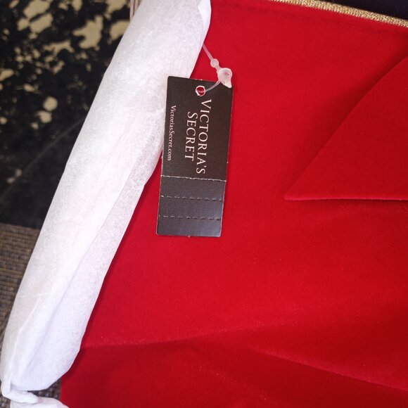 Sexy red velvet clutch evening bag pouch - Picture 5 of 11